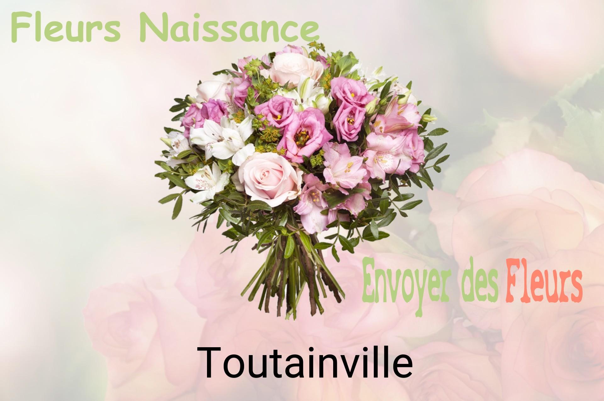 Bouquet de fleurs de naissance livré à Toutainville
